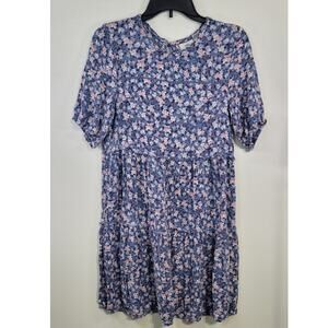 Knox Rose Dress Womens Small Floral Whimsical Fairy Cottagecore Short Sleeved